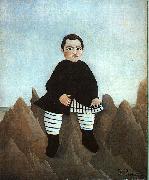 Henri Rousseau Boy on the Rocks china oil painting reproduction